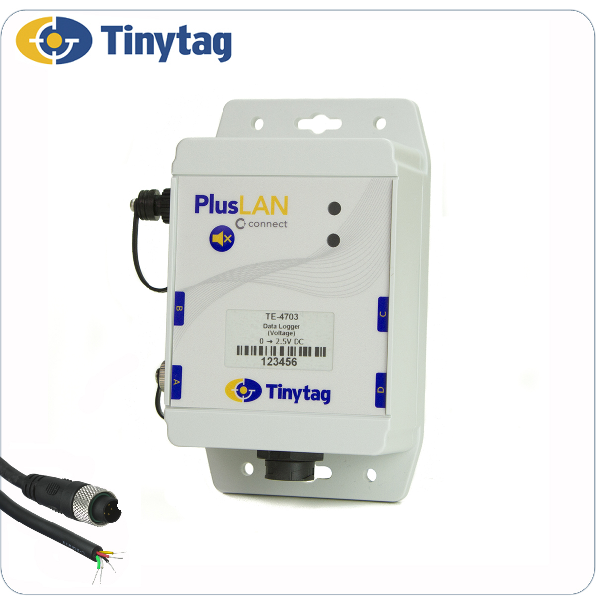 Data Logger lan TE-4703 de Tinytag: Monitorización online precisa y fiable de Tensión
