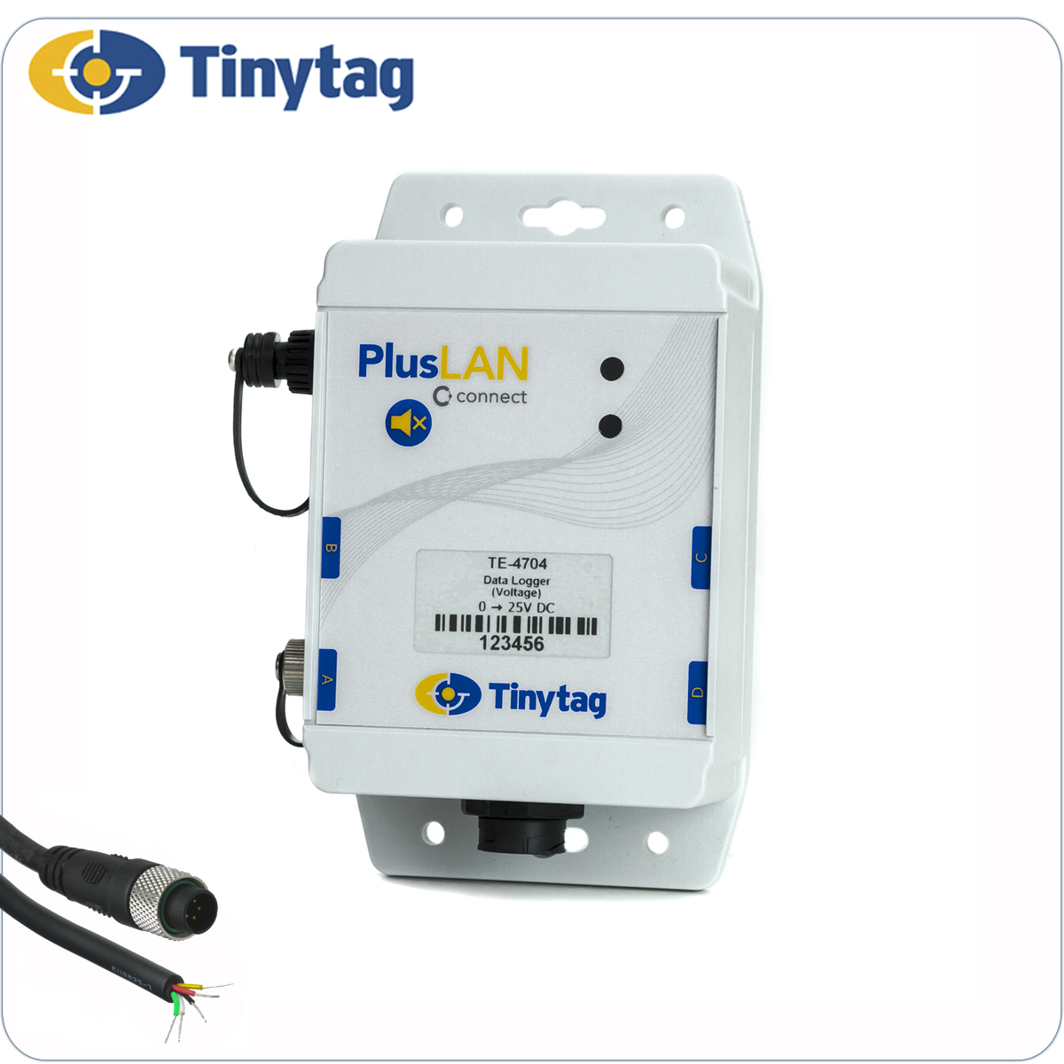 Data Logger lan TE-4704 de Tinytag: Monitorización online precisa y fiable de Tensión