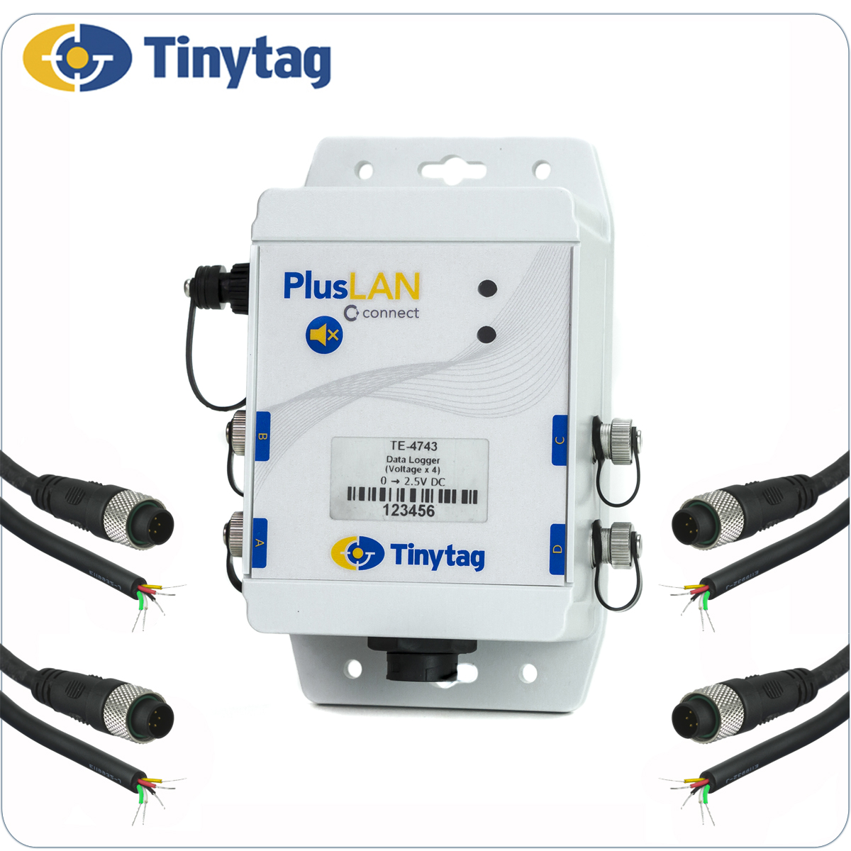 Data Logger lan TE-4743 de Tinytag: Monitorización online precisa y fiable de Tensión