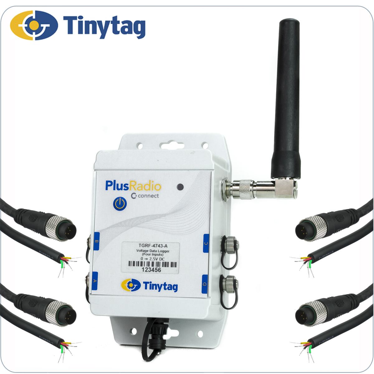Data Logger radio TGRF-4743 de Tinytag: Monitorización online precisa y fiable de Tensión