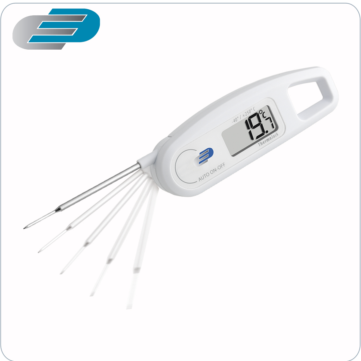 Termómetro digital 5020-0553 con sonda de Dostmann Electronic. Medición práctica y segura.