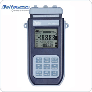 Termómetro digital HD2128.2 de Delta Ohm para sondas Termopar. Medición precisa y de confianza.