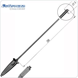 Sonda de temperatura TP47.1000.O de Delta Ohm: lectura precisa y fiable de temperaturas