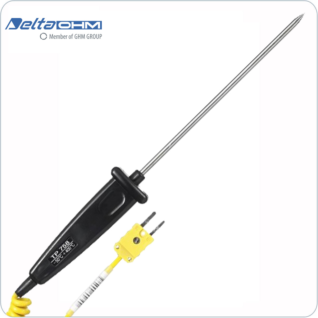 Sonda de temperatura TP758 de Delta Ohm: lectura precisa y fiable de temperaturas
