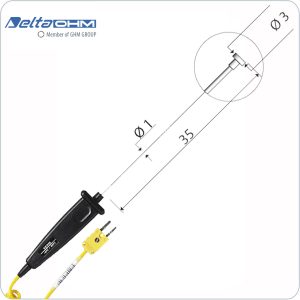 Sonda de temperatura TP777 de Delta Ohm: lectura precisa y fiable de temperaturas